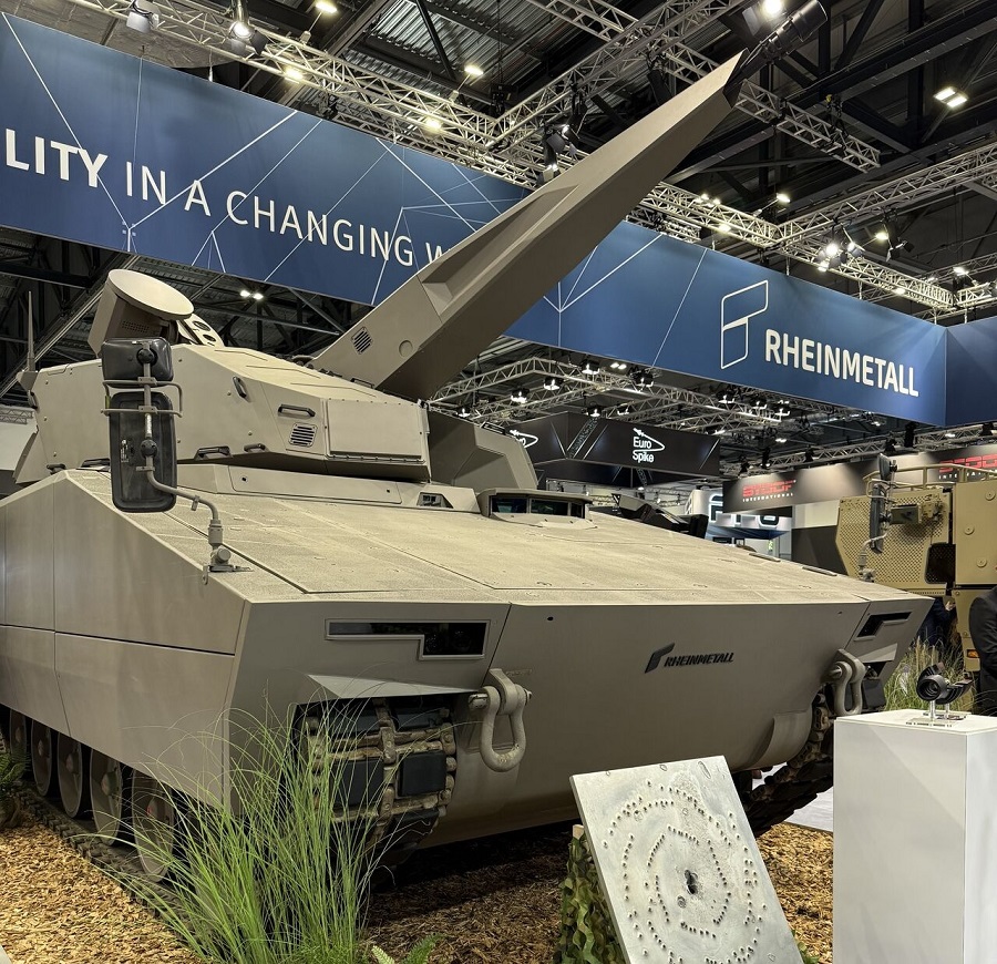 Rheinmetall introduces Lynx Skyranger 35 tracked vehicle with advanced air defence system
