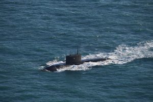 Royal Netherlands Navy escorts Russian submarine through North Sea to ensure security and vigilance at sea