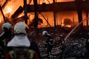 Russia launches massive airstrike on Kyiv using hundreds of drones and missiles
