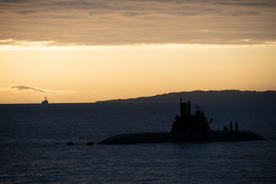 SNMG 1 takes part in Norwegian exercise ARCTIC DOLPHIN 2023