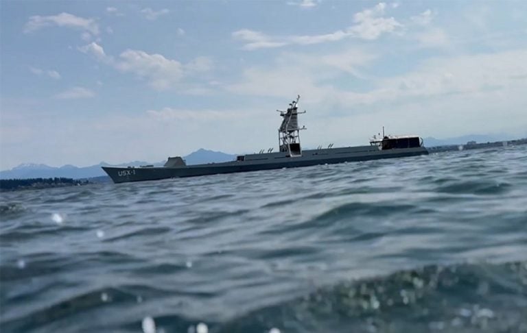 DARPA and Serco have marked the launch and christening of USX-1 Defiant