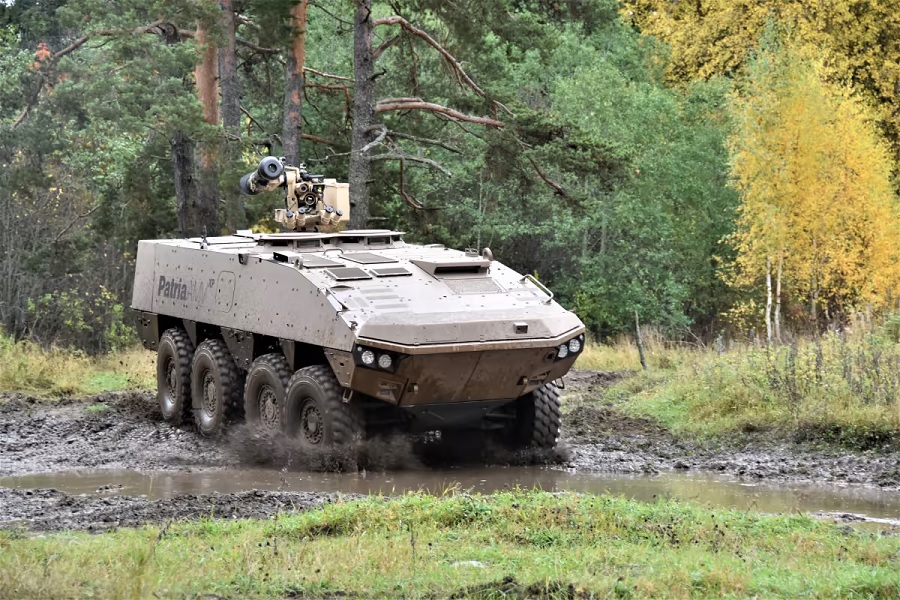 Slovenia and Finland sign letter of intent on Patria 8×8 armoured vehicle procurement