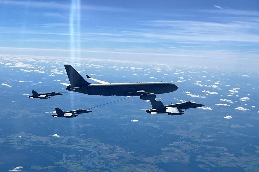 Spanish, Italian, Swedish and Finnish fighters demonstrate capabilities in Baltic Sea