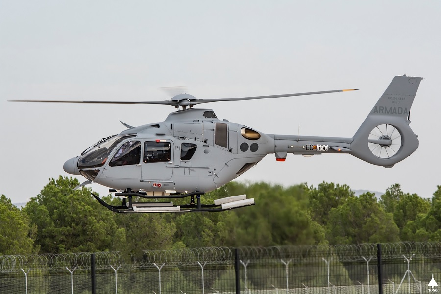 Spanish Navy takes delivery of first H135 helicopter from Airbus