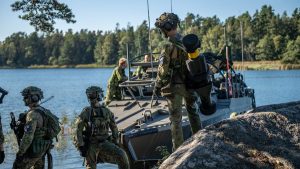 Sweden and Finland exercise joint defence