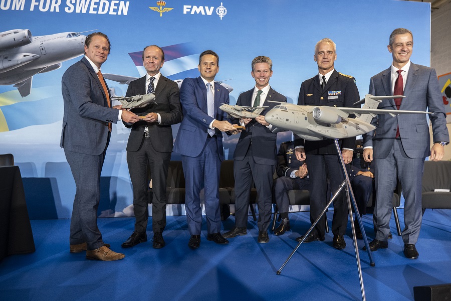 Sweden signs contract with Embraer to purchase four C-390 Millennium aircraft under European framework