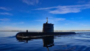 Swedish submarine HMS Uppland participates in Baltops 23 exercise