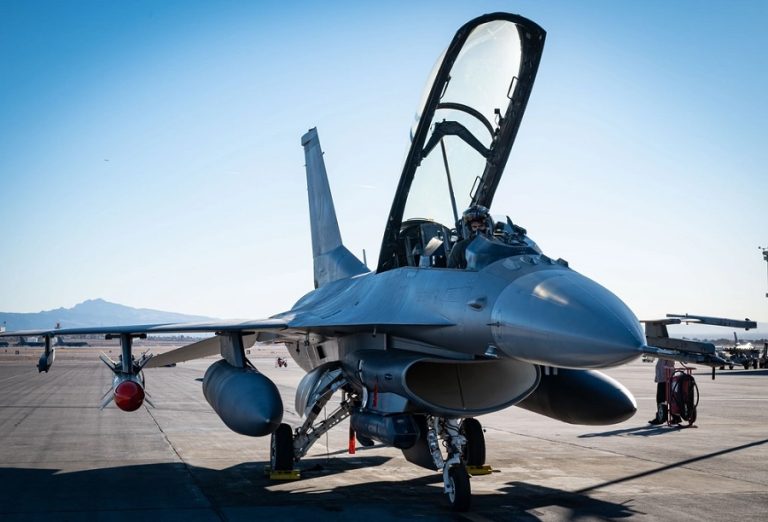 The U.S. Air Force has successfully demonstrated a rapid weapons integration process by mounting a U.S. Navy Harpoon missile onto an F-16 Fighting Falcon at Nellis Air Force Base