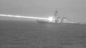 U.S. Navy successfully tests HELIOS laser system against drone