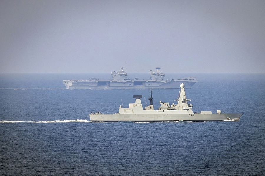 US and UK forces intercept Houthi attack on Red Sea shipping lanes