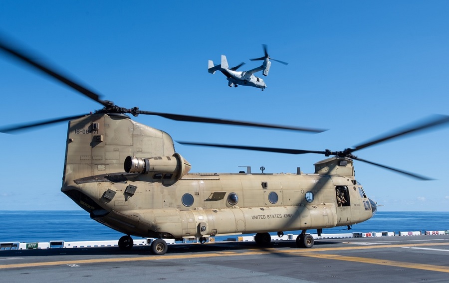 USS America strengthens joint readiness with Army and Marine Corps rotary-wing training
