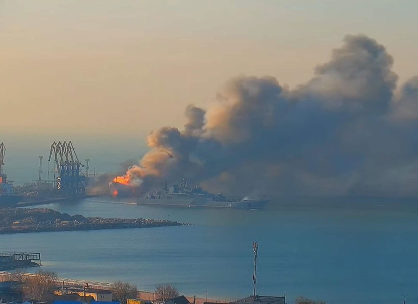 Ukraine’s drone and missile offensive in Black Sea knocks Russian Navy flat aback