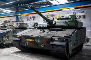 Van Halteren Technologies rolls out first upgraded CV90 infantry fighting vehicle