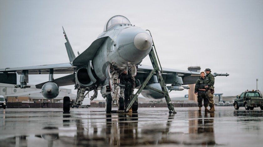 Canadian F/A-18 Hornets conduct first AIM-120D-3 missile launch during joint exercise with United States in Florida