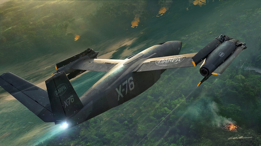 DARPA begins construction of X-76 experimental aircraft under SPRINT high-speed VTOL program