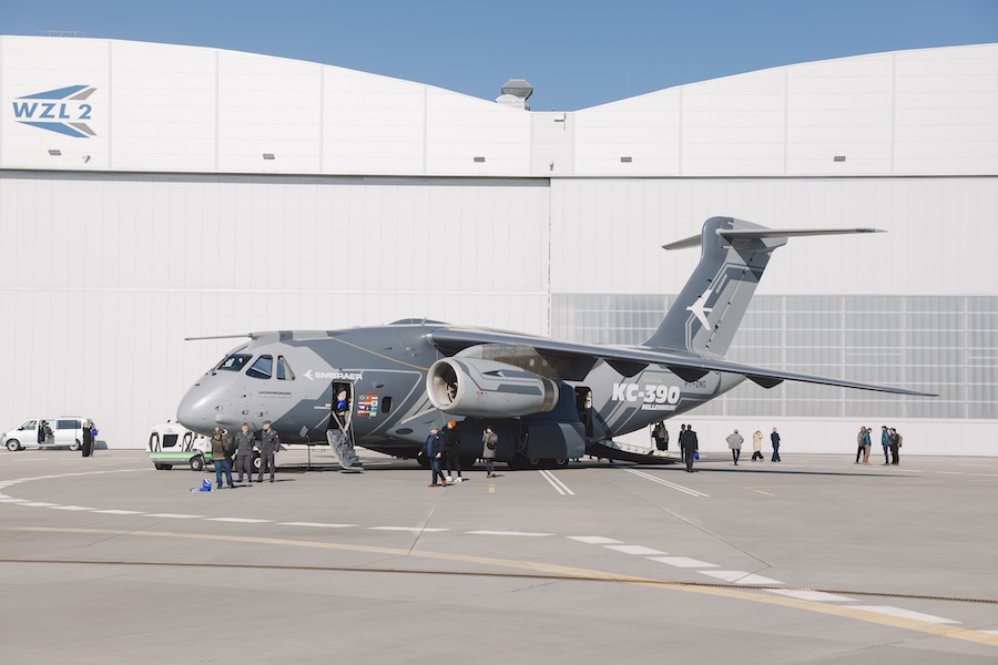 Embraer presents KC-390 Millennium in Poland as cooperation with WZL-2 advances maintenance and aerospace industry partnership