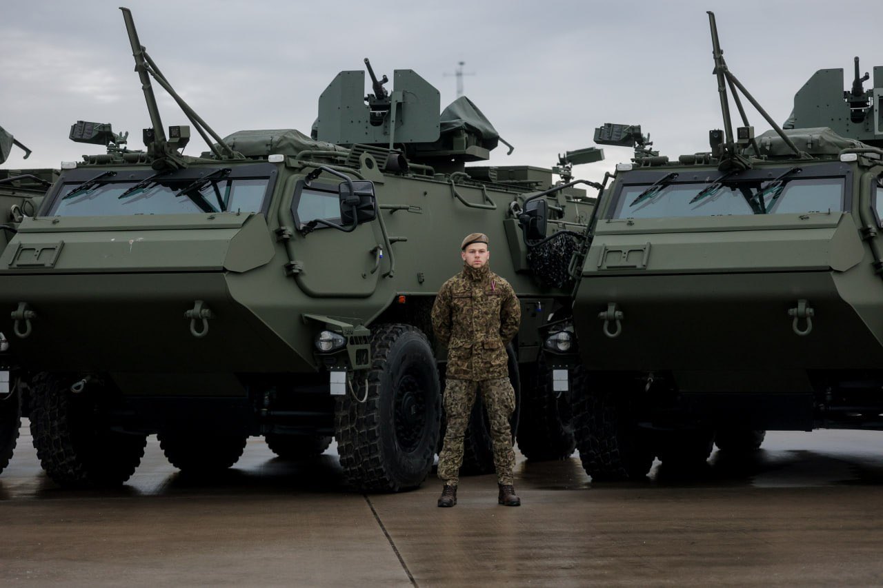 Latvia hands over final batch of locally produced Patria 6×6 armoured vehicles to Ukraine