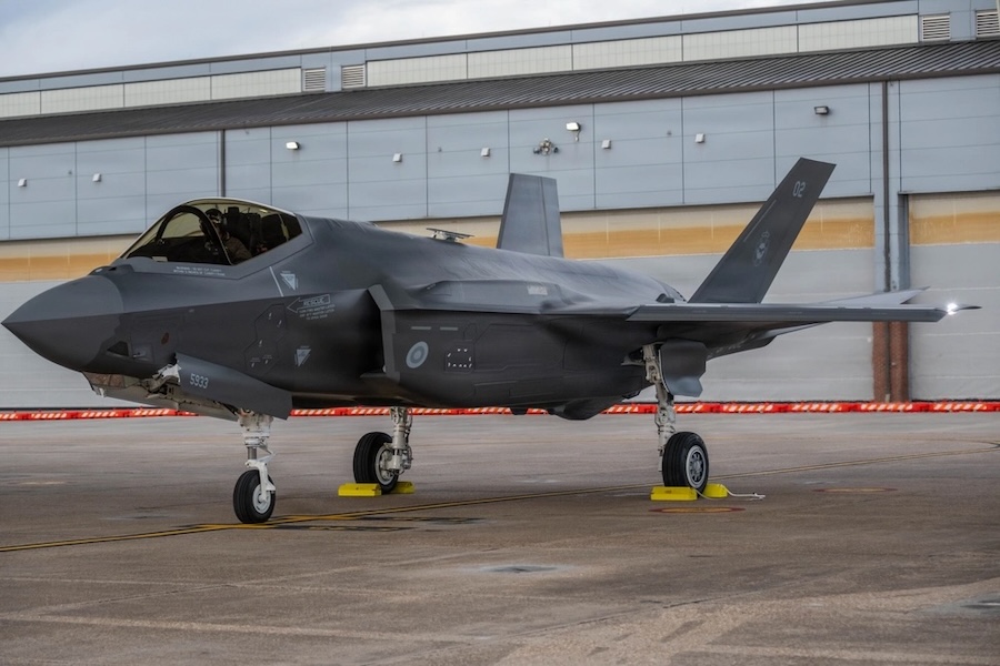 Lockheed Martin delivers second Finnish F-35A Lightning II aircraft to Ebbing Air Base for pilot training program