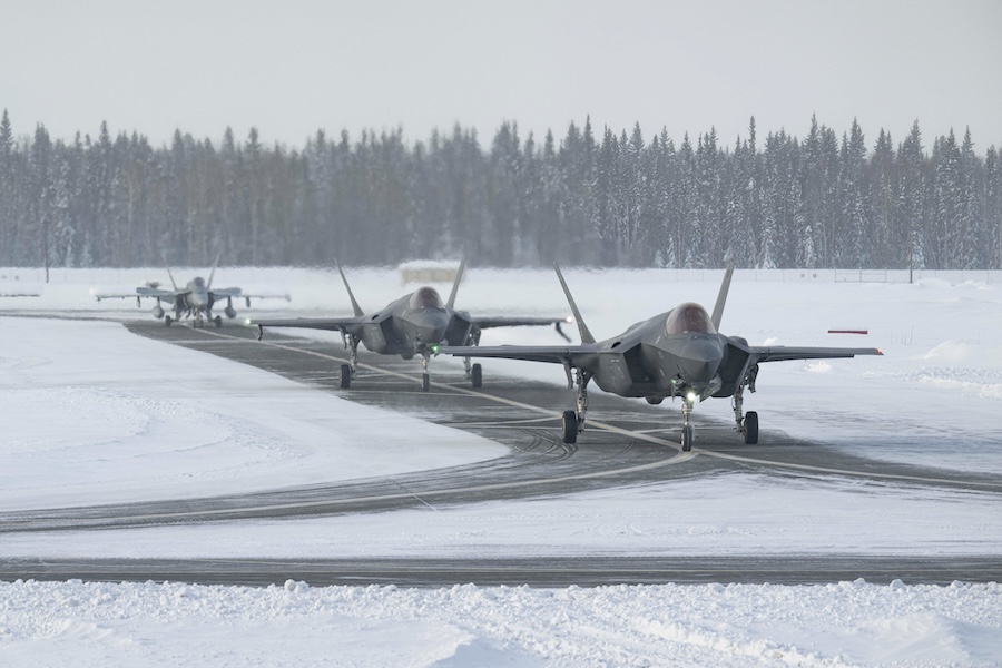 North American Aerospace Defense Command tracks Russian Tu-142 aircraft in Alaskan and Canadian Air Defense Zones