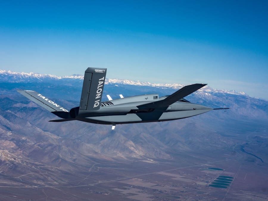 Northrop Grumman Talon IQ demonstrates integration of Shield AI Hivemind in autonomous flight test mission