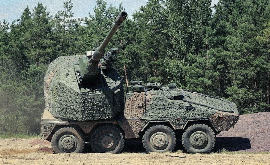 Rheinmetall to deliver weapon and electronic systems for German RCH 155 self-propelled artillery systems