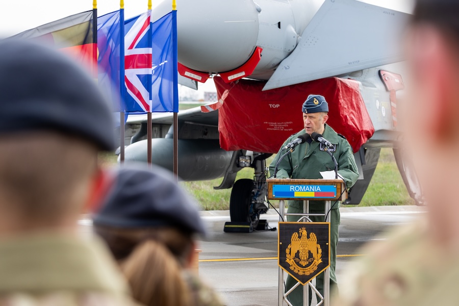 Royal Air Force takes over NATO Air Policing Mission in Romania, reinforcing Alliance presence on eastern flank