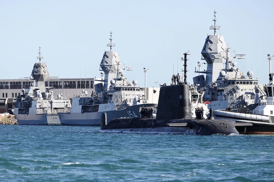 Royal Navy submarine HMS Anson makes historic first visit to Australia in support of AUKUS partnership