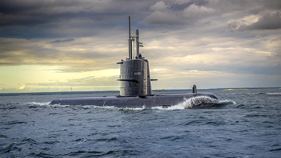 Saab delivers upgraded Gotland-class submarine HMS Halland to navy after mid-life refit works