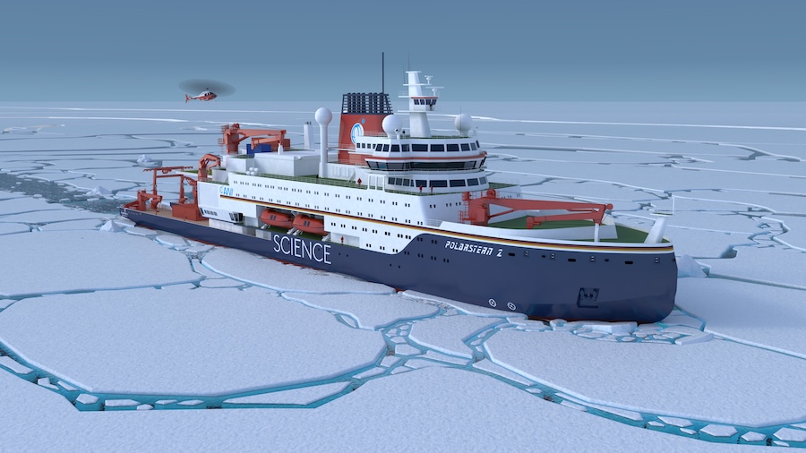 TKMS reaches key milestones in new Polarstern icebreaker programme with supplier contracts and successful ice trials