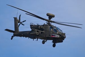 U.S. Army AH-64E Apache helicopters have demonstrated a new counter-drone capability during Operation Skyfall at the Grafenwoehr Training Area in Germany. Soldiers from the 2-159th Attack Battalion, 12th Combat Aviation Brigade, successfully used existing weapons systems to engage and destroy drones in air-to-air combat.