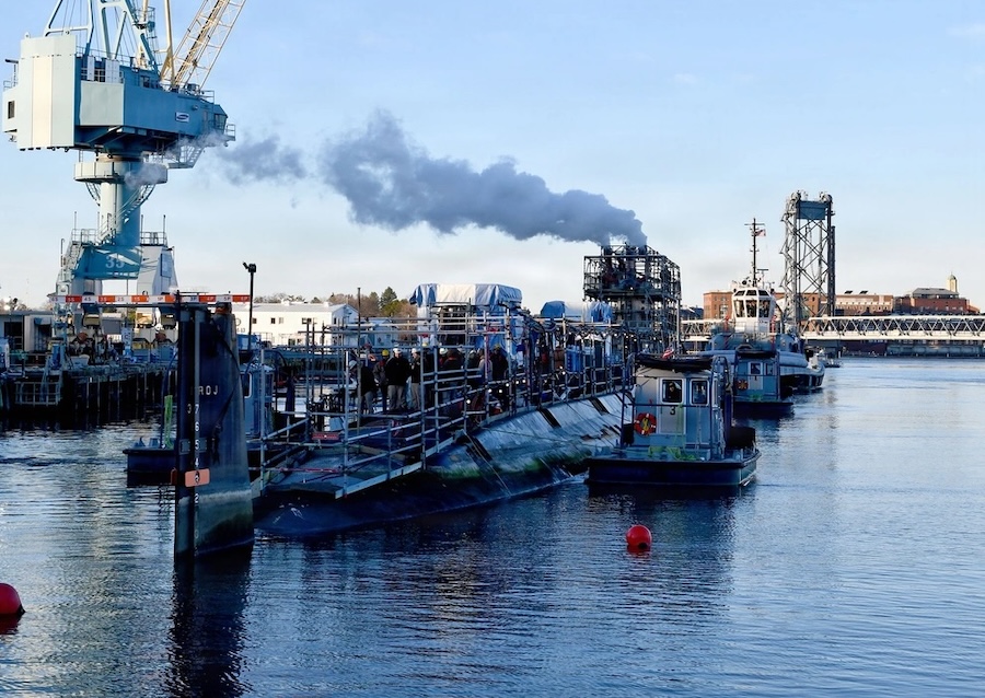 U.S. Navy installs first welded additively manufactured flange on USS Washington in submarine maintenance milestone