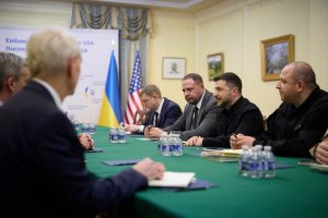 Zelenskyy meets Lockheed Martin and Raytheon executives in Washington to boost Ukraine’s defence