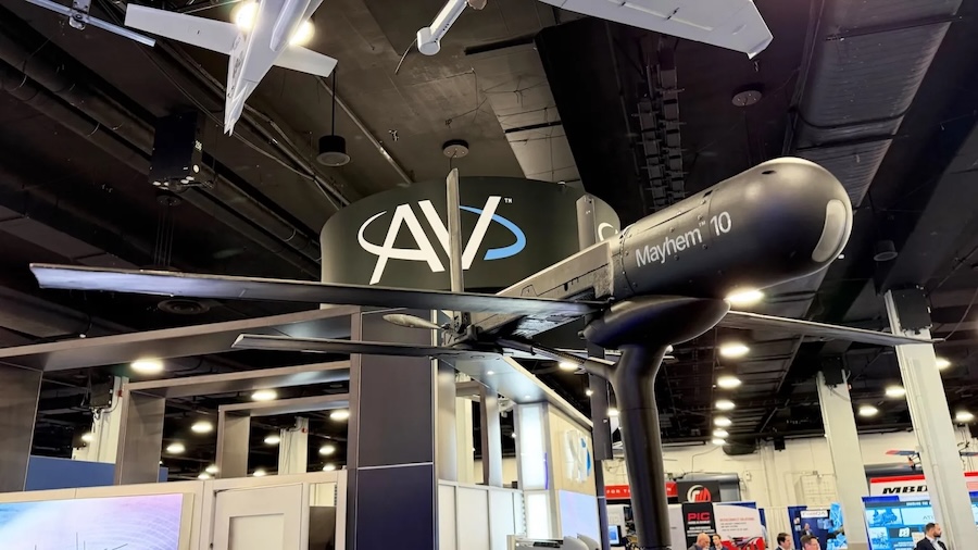 AeroVironment unveils Mayhem 10 multi-role loitering munition with 100-kilometer range and swarm capability