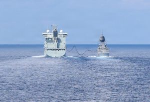 Naval forces from Australia, Canada and the United States conducted multilateral operations in the South China Sea from April 12 to 18, in support of a free and open Indo-Pacific. The exercise brought together surface vessels, aircraft and embarked Marines from all three nations.