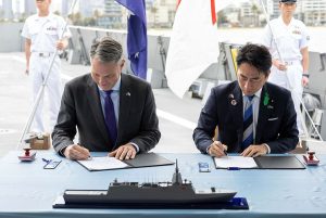 The Australian Government has signed contracts for its first three general purpose frigates as part of plans to expand the Royal Australian Navy’s surface combatant fleet. The vessels will be built by Mitsubishi Heavy Industries and will be based on an upgraded Mogami class design.