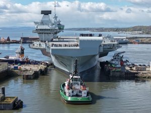Babcock International Group has returned the Royal Navy’s flagship aircraft carrier HMS Queen Elizabeth to operational readiness following a planned maintenance programme. The work was carried out at the company’s Rosyth facility in Scotland.
