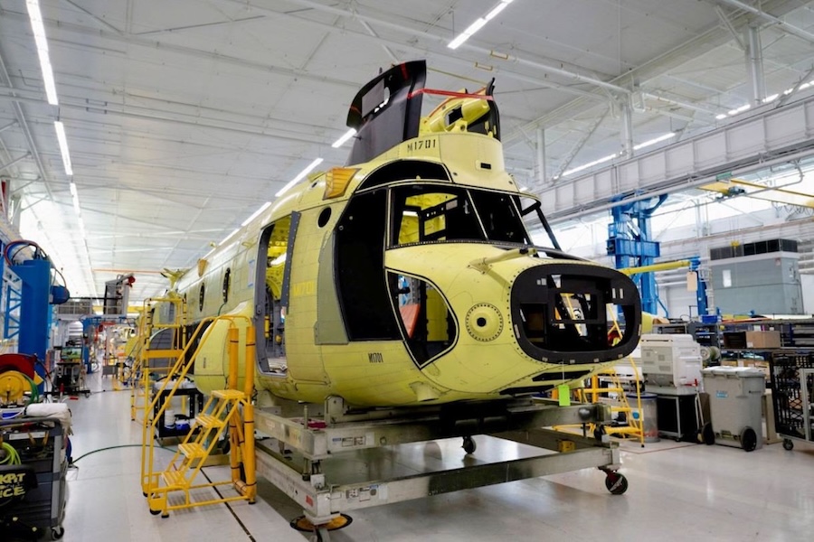 Boeing initiates production of CH-47F Block II helicopters for Germany under Luftwaffe fleet replacement program