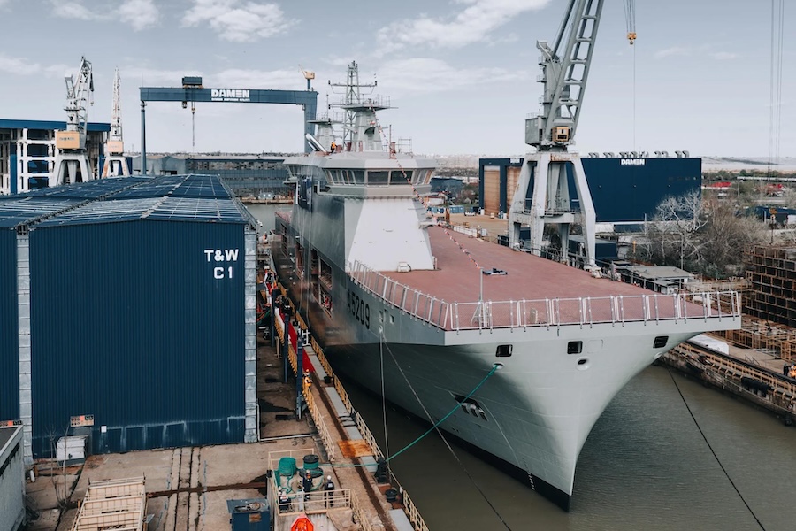 Damen launches advanced NRP D. João II multi-purpose vessel for Portuguese Navy with expanded operational capabilities