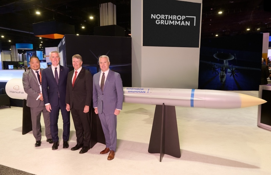 Northrop Grumman and Hanwha sign agreement to develop rocket booster for AReS extended-range strike weapon system