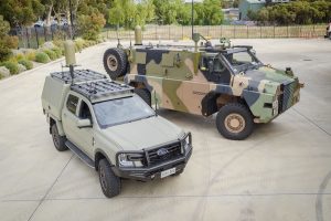 Raytheon Australia has introduced its Electronic Warfare Tactical Engagement (EWTE) vehicle as part of efforts to strengthen Australia’s electromagnetic spectrum operations. The platform represents a sovereign capability designed to support the evolving needs of the Australian Defence Force.
