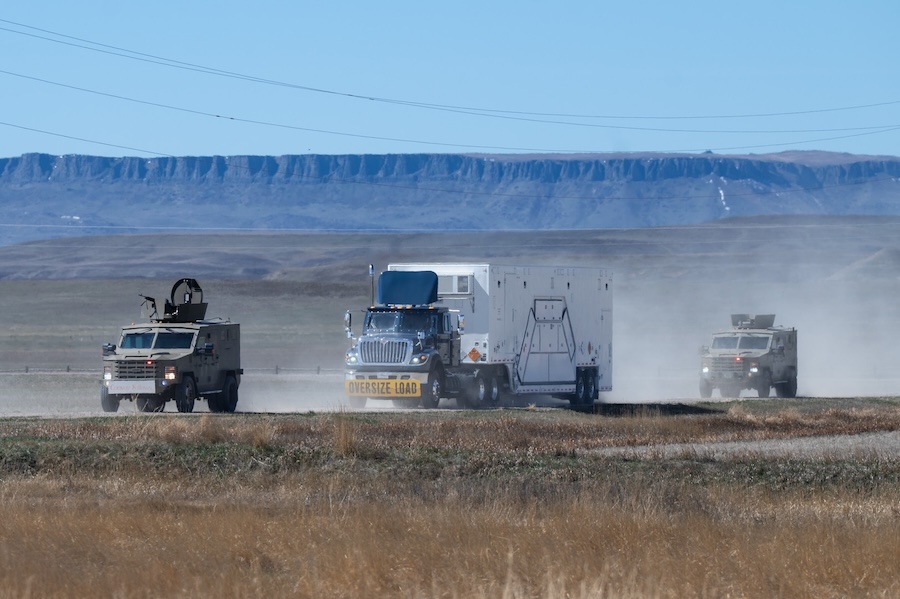 U.S. Air Force conducts first operational mission with new payload transporter for Minuteman III strategic missile system