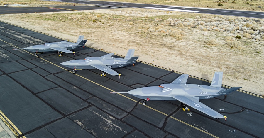 Next-generation YFQ-42A combat drone crashes in test flight, prompting investigation and flight pause
