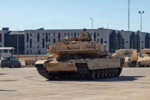 The U.S. Army conducted joint training with German forces in Lithuania, providing hands-on familiarization with the M1A2 Abrams main battle tank. The training took place on April 2, 2026, at Camp Herkus.