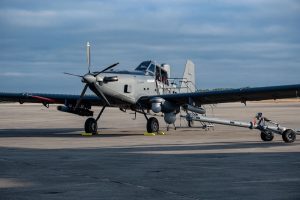 Air Force Special Operations Command highlights rapid deployment capability of OA-1K Skyraider II aircraft
