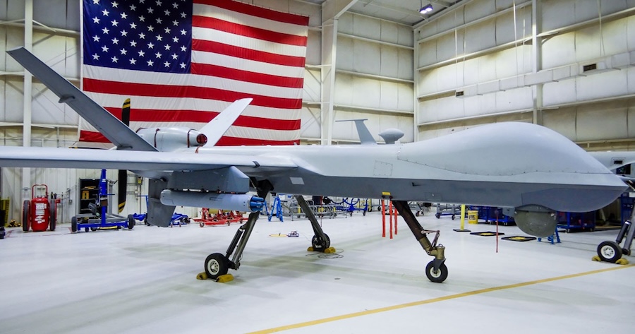 General Atomics and U.S. Air Force demonstrate APKWS laser-guided rockets on MQ-9A Reaper remotely piloted aircraft