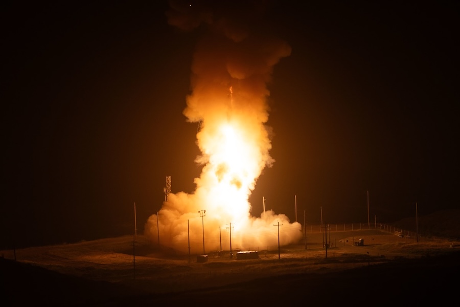 Strategic deterrence: Air Force Global Strike Command launches unarmed Minuteman III ICBM from Vandenberg Space Force Base