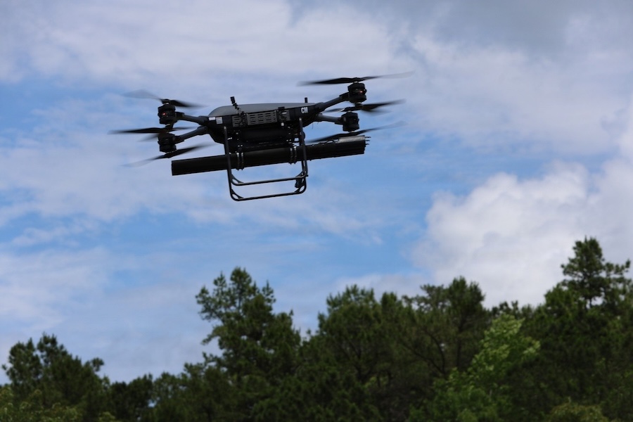 U.S. Army Tests armed TRV 150 drone with three-shot APKWS launcher for battalion-level precision strike