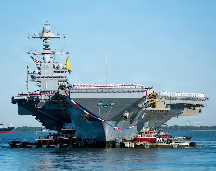 U.S. Navy: USS Gerald R. Ford Carrier Strike Group returns to Norfolk after historic 11-month deployment