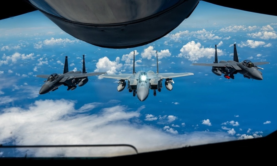 F-15EX Eagle II returns to Kadena Air Base as U.S. Air Force prepares Japan fighter hub for long-term transition