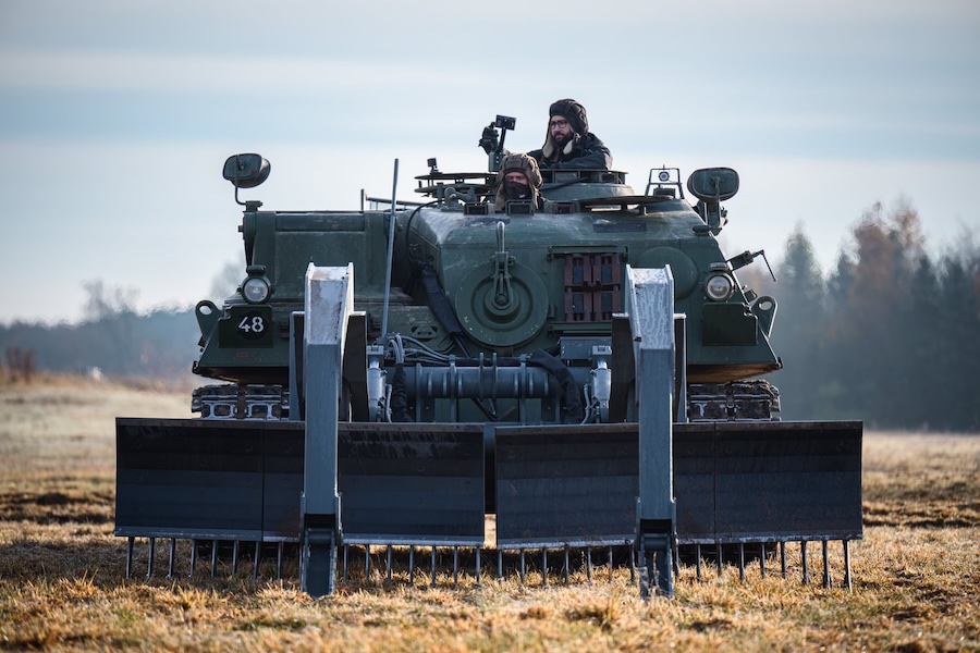 Global Clearance Solutions has introduced a modular minefield breaching capability that combines a newly developed Modular Mine Plough with an integrated Lane Marking System. The system was presented after Eurosatory 2026 and is aimed at military combat engineering operations that require breach lanes through mined terrain.